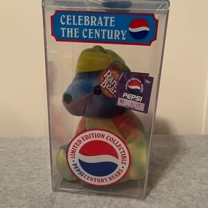 Pepsi Limited Edition Collectible Rare Bear with Multicolor Design No 5117